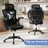 Tangkula Ergonomic Mesh Office Chair w/ Lumbar Support 2D Headrest Flip-up Padded Arms - 3 of 4