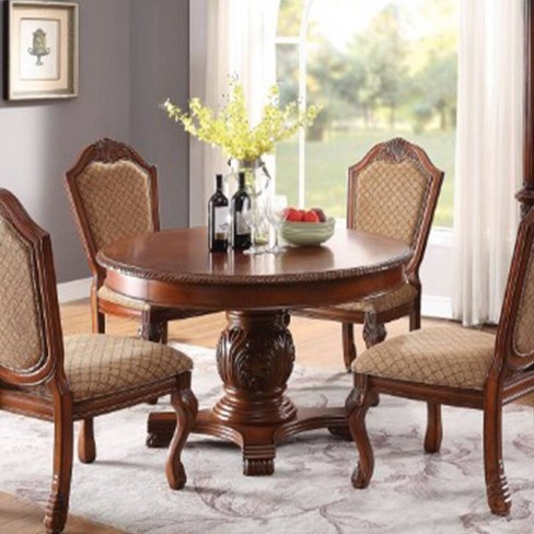 Acme Furniture Chateau De Ville Dining Tables Single Pedestal Table ...