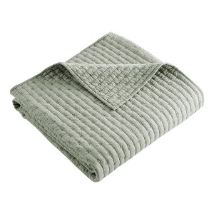 Cross Stitch Quilted Throw - Levtex Home - 1 of 4
