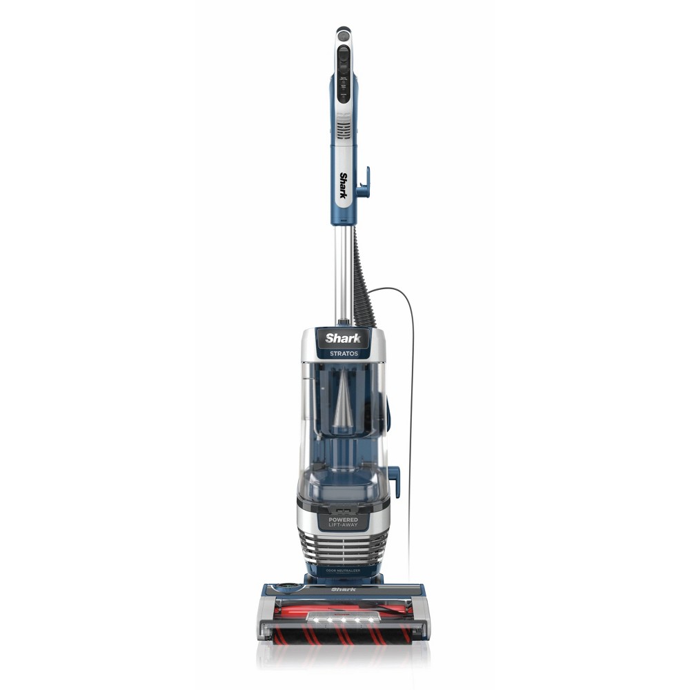 Photos - Vacuum Cleaner SHARK Stratos Upright Vacuum with DuoClean PowerFins HairPro, Self-Cleaning Brushroll, Odor Neutralizer Technology - Navy  