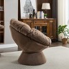 Racxily Oversized Swivel Accent Chair, 360 Swivel Barrel Chair, Papasan Chair for Living Room Bedroom - 3 of 4