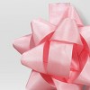6" Christmas Holiday Cheer Giant Bow Pink - Wondershop™ - 3 of 3