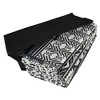 Resenkos Floor Mat Carpet,Indoor Door Mat,Reversible Outdoor Rug Carpet RV Camping Rugs with Carry Bag, 9' x 12', Gray & Cream White Boho 143" Gray - 3 of 4