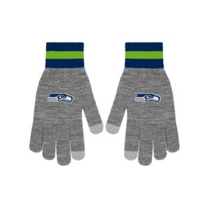 NFL Seattle Seahawks Gray Big Logo Glove - 1 of 4