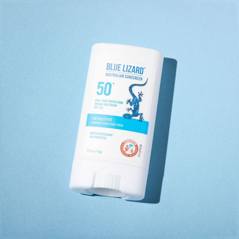 Blue Lizard Sensitive Mineral Sunscreen Stick - SPF 50+ - 0.5 oz, 3 of 9