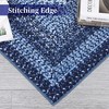 Area Rug Braided Printed Rugs for Living Room Bedroom Farmhouse Bordered Rug - 4 of 4