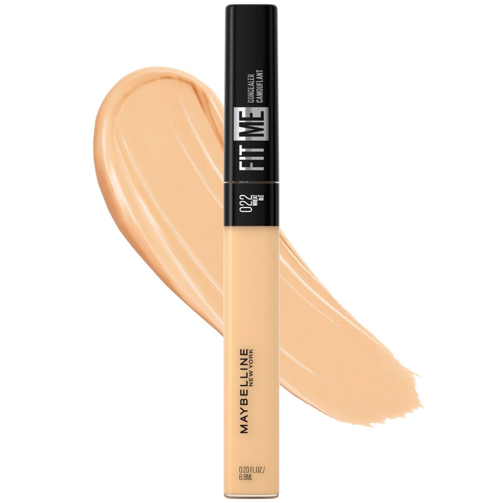 Photos - Other Cosmetics Maybelline MaybellineFit Me Liquid Concealer - 22 Wheat - 0.23 fl oz: Oil-Free, Natur 