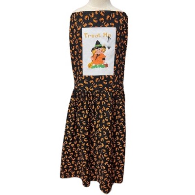 Doll Clothes Superstore Bib Apron Kitchen Or Restaurant Adjustable Neck Waist Strap Halloween Print