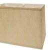Vynxaria Retro Rectangle Lampshades 7x12x9x14 Inches, Softback Natural - 2 of 4