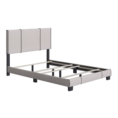 Lucena Linen Upholstered Bed Frame Taupe - Boyd Sleep Eco Dream