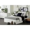 HomeStock Mate's Platform Storage Bed with 2 Drawers Pure White Vito - 3 of 4