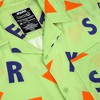 Dragon Ball Super Master Roshi Short Sleeve Green Button-Down Shirt - 3 of 3