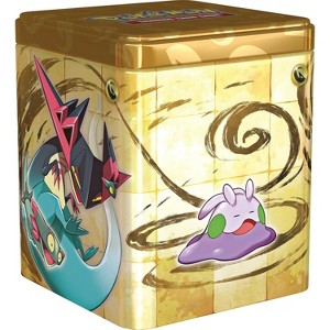 Pokemon TCG: 2024 Stacking Tin Dragon - 3 Packs, 2 Stickers - 1 of 4