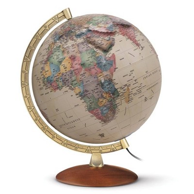 Athens Antique Physical Relief Globe - Waypoint Geographic
