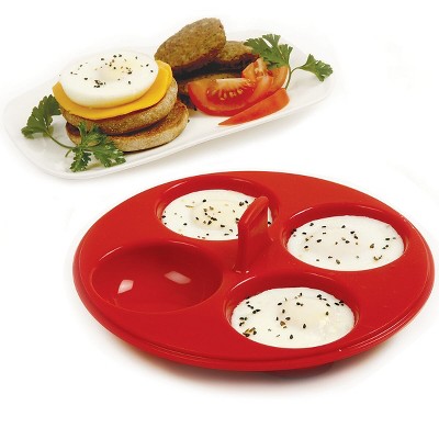  Norpro Nonstick Omelet Pan with Egg Poacher, One Size, As  Shown: Cookware Nonstick Egg Poacher: Home & Kitchen