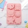 Unique Bargains Candy Moulds 6-Cavity Owl Dolphin Seashell Candy Mould Hand Wash 6.38"x4.37"x0.98" 1 Pc - 2 of 4