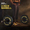300 LBS Bumper Weight Plate, 2 inch Rubber Coated Weight Plate for Home Gym,Barbell Weight Plate for Strength Training Weightlifting and Bodybuilding - 3 of 4