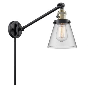 Cone - 1 Light Swing Arm Wall Sconce In Industrial Style-25 Inches Tall and 8 Inches Wide - 1 of 1