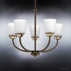 Urban Ambiance Luxury Transitional Chandelier,  20-1/8" x 25",  Olde Bronze Finish, UHP2766 - 3 of 4