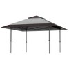 Outsunny 13' x 13' Pop Up Canopy Tent, UV50+ Instant Tents for Parties, Height Adjustable, with Wheeled Carry Bag and 4 Sand Bags - 4 of 4