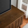 Mid Century Modern Fluted TV Stand for 65 Inch TV, Entertainment Center with Storage, Farmhouse Wood Media Console with 2 Doors and Drawer - 3 of 4