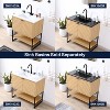 JONATHAN Y Juhl Chevron-Front Modern Minimalist 2-Shelf Bath Vanity Cabinet Only (Sink Basin Not Included) - 4 of 4