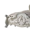 Acme Furniture 97" California King Bed Dresden Bed Synthetic Leather and Bone White Finish : Rococo Style Ample Size, Camelback Design - 4 of 4