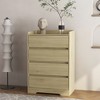 25.59'' Wood Modern 4-Drawer Dresser without Handles with Sturdy Frame, 100% Waterproof and Multi-Room Use - 2 of 4