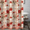 Wheatly Farmhouse Gingham Shower Curtain 72" x 72" by Greenland Home Fashion - image 2 of 4