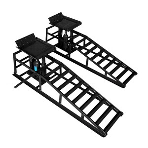 Yukimo 14"H Hydraulic Car Ramps, 11000LBS Capacity High Lift Automotive Service Ramps with Support Jack for Car Truck Trailer Garage Repair, Black - 1 of 4