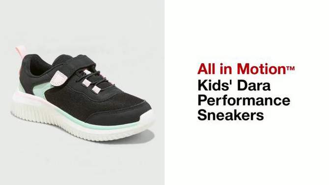 Kids' Dara Performance Sneakers - All In Motion™, 2 of 8, play video