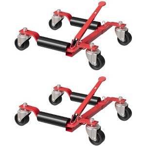 Mechanical Car Wheel Dolly Jack, 12" Wheel Vehicle Positioning Jack, 1500 LBS Capacity, Aluminum Twin Roller, for Tire Auto Repair - 1 of 4