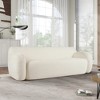 XIYUYEU 81.5" Minimalist Compression Sofa, 3-Seater Sofa Couch with Arc-shaped Armrests, Curved Design, for Living Room, Bedroom, and Apartment - 2 of 4