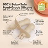 4-Pack Prep Baby Spoons & Forks Set, Self Feeding Baby Utensils 6-18 Months, Silicone BLW Baby Feeding Set, BPA-Free - 2 of 4
