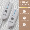 King Heated Mattress Pad - Breathable Air Layer Electric Mattress Pad Cover, 78"x80" - 4 of 4