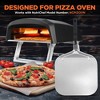 NutriChef Pizza Peel for Oven and Grill - Durable and Safe Aluminum Base with Stainless Steel Handle - 3 of 4