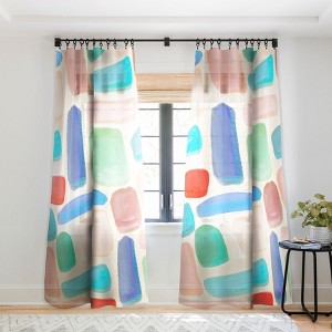 Sewzinski Stones And Clay Single Panel Sheer Window Curtain - Deny Designs - 1 of 4
