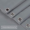 Waterproof Fabric Shower Curtain Liner with Magnets - 3 of 4