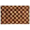 MegaChef 16x10 Checkerboard Acacia Wood and Rubber Wood Cutting Board Butcher Block - 2 of 4