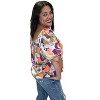 Women's Seventies Floral Top - Easel - 3 of 3