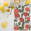 Cuss Yeah Designs Abstract Red Apples Cutting Board Rectangle - Deny Designs - 2 of 3