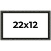 PosterPalooza | Antique Black Picture Frame - UV Acrylic, Backing Board, Hanging Hardware Included - 2 of 4