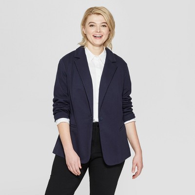 plus size casual blazers