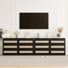 6 Drawer Double Dresser for Bedroom, Wide Chest of Drawers & Boho Dresser for Closet, Store Organizer for Bedroom, Living Room, Hallway, 47.24" - 2 of 4