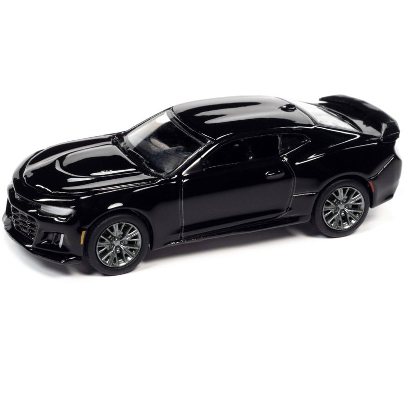 2019 Chevrolet Camaro ZL1 Gloss Black "Modern Muscle" Limited Edition to 15390 pieces 1/64 Diecast Model Car by Auto World, 2 of 4