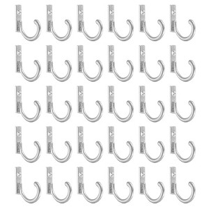 Unique Bargains Zinc Alloy Single Prong Vintage Clothes Towel Coats Backpack Scarf Keys Hat Cup Hanging Wall Hooks - 1 of 4