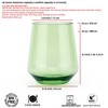 Itopfox Unbreakable Acrylic Stemless Wine Glasses Set of 6, Dishwasher Safe BPA Free Plastic Tumblers for Indoor and Outdoor Use - 2 of 4
