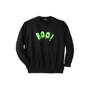 KingSize Men's Big & Tall Graphic Fleece Sweatshirt - 1 of 4
