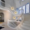 LLHZSY 24-Lights Modern Glam Globe Crystal Chandelier - 3-Globes - Gold - 3 of 4
