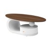 Maliang Luxury Nesting Coffee Table Set of 2, with Storage for Living Room, Cocktail Table, Side Table, L: 47.24'', S: 19.69'' - 3 of 4